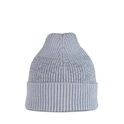 Abbildung von Buff Merinowolle Strickmützen Grau Erwachsene Unisex One Size