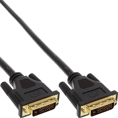 Abbildung von InLine 17783P DVI D Anschlusskabel Premium, digital 24+1 Stecker / Stecker, Dual Link, 3m