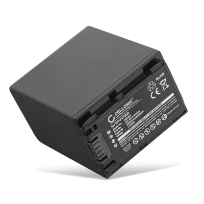 Abbildung von subtel® Kamera Ersatzakku NP FV100 FV30 FV50 FV70 FV90 für Sony FDR AX33 AX100 PXW X70 HDR CX625 CX450 HXR NX80 NEX VG30, Ersatz Akku 3050mAh Kameraakku Zusatzakku Battery