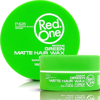 Abbildung von RedOne Mattes Haarwachs Grün150 ml Ultra Halt für Männer und Frauen Kokosnussduft Maximale Kontrolle