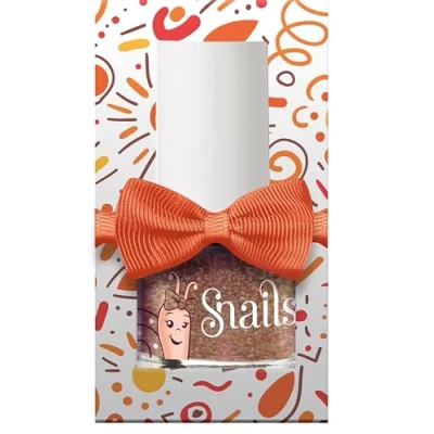 Abbildung von Snails 511789 Kinder Nagellack Mini Magic Orange Splash, in Geschenkpackung, auf Wasserbasis, abwaschbar, unbedenklich, vegan