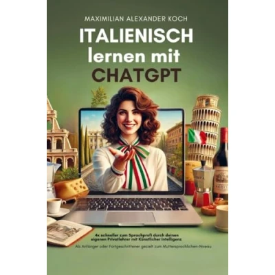 Abbildung von Italienisch lernen mit ChatGPT: 4x schneller zum Sprachprofi durch deinen eigenen Privatlehrer Künstlicher Intelligenz: Als Anfänger oder Fortgeschrittener gezielt Muttersprach Niveau