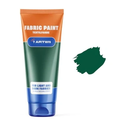 Abbildung von 7 Artists Textilfarbe Stoffmalfarben Stofffarben Textilfarbe, Acrylfarbe Waschfest 60 ml, Waschmaschinenfest Nach Fixierung