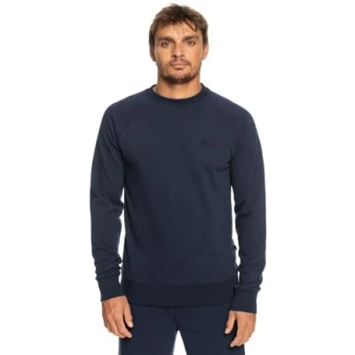 Abbildung von Quiksilver Essentials Raglan Sweatshirt, Herren, Größe: XS, Navy blazer