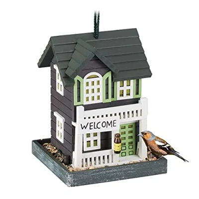 Abbildung von relaxdays Vogelhaus Vogelfutterhaus zum Aufhängen