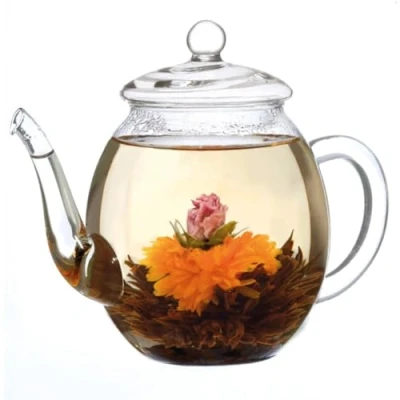 Abbildung von Creano Teekanne aus Glas mit Deckel für 500ml, (1er Set), tropffrei