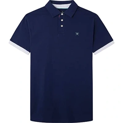 Abbildung von Hackett London SWIM TRIM PLKT Poloshirt, Herren, Größe: Small, Navy