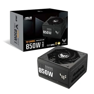 Abbildung von ASUS TUF Gaming 850W Gold Netzteil (850 Watt, vollmodulares Netzteil, ATX 3.0 kompatibel, Axial tech Lüfter, PCB Beschichtung, Doppelkugellager)