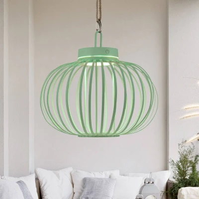 Abbildung von JUST LIGHT Pendelleuchte AKUBA, Dimmfunktion, LED fest integriert, Warmweiß, Akkuleuchte