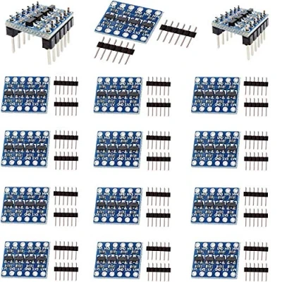 Abbildung von RUNCCI YUN 15x 4 Kanal Pegelwandler Logic Level Converter Shifter I2C IIC BiDirektional 5V 3.3V für Arduino Raspberry Pi Mikrocontroller