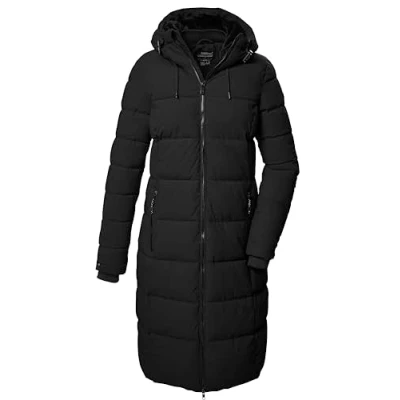 Abbildung von Killtec Funktionsmantel MIT Kapuze Wintermantel, Damen, Größe: 46, Schwarz