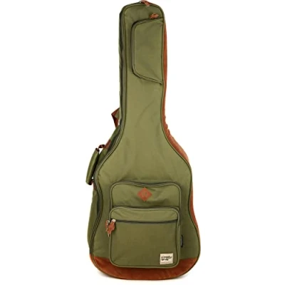 Abbildung von Ibanez Gitarrentasche (IAB541 Powerpad Western Moss Green, Gitarrenkoffer und Gitarrentaschen, Westerngitarre), IAB541 Green Tasche für Westerngitarren