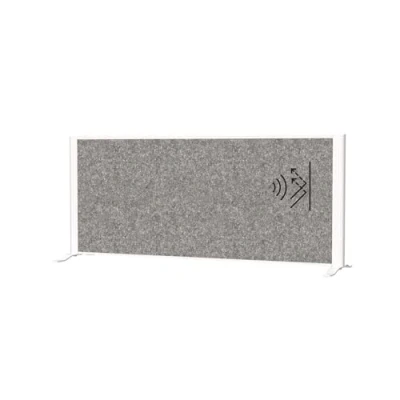 Abbildung von Maul Sideboard Trennwand MAULconnecto weiß 120/52,75cm Akustik dunkelg