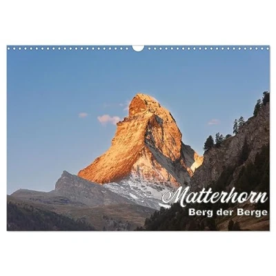 Abbildung von Matterhorn Berg der Berge (Wandkalender 2025 DIN A3 quer), CALVENDO Monatskalender