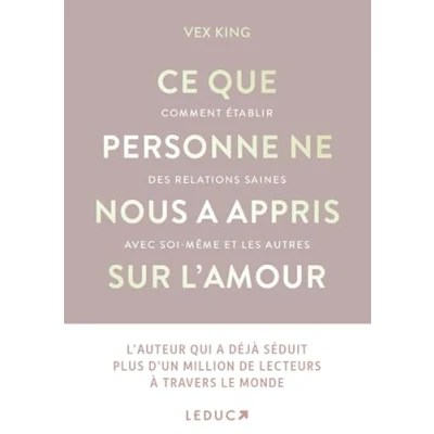 Abbildung von Ce que personne ne nous a appris sur l&#039;amour: Comment établir des relations saines avec soi même et les autres