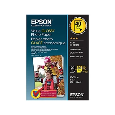 Abbildung von Epson Fotopapier Value Glossy 10,0 x 15,0 cm hochglänzend 183 g/m²