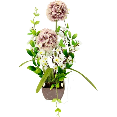 Abbildung von I.GE.A. Kunstblume &quot;Arrangement Allium&quot;, Topf aus Keramik