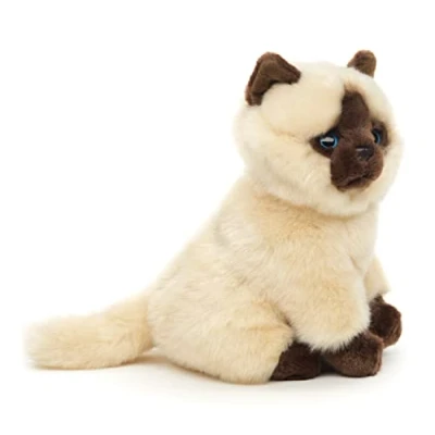 Abbildung von Uni Toys Kuscheltier Katze, sitzend versch. Fellfarben Höhe 21 cm Plüsch, Plüschtier, zu 100 % recyceltes Füllmaterial
