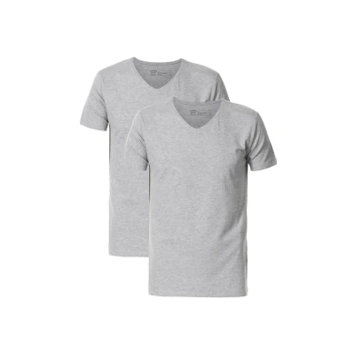 Abbildung von Petrol Industries 2 PACK Tshirt basic, Herren, Größe: Small, Grey