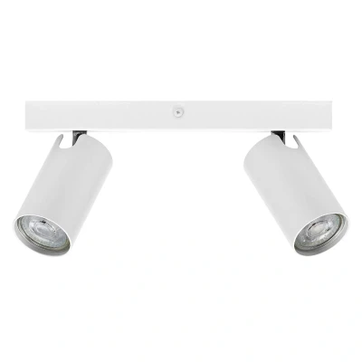 Abbildung von LEDVANCE LED SPOT OCTAGON 2 x 3,4W, GU10, 460lm, weiß, 2.700K Farbtemperatur, warmweiße Lichtfarbe, zeitloses Design, austauschbare Lampe, ideal für Innenräume, CRI 90, verstellbare Köpfe