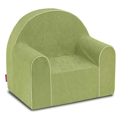 Abbildung von Midi Kindersessel Kinder Babysessel Baby Sessel Sofa Kinderstuhl Stuhl Schaumstoff Umweltfreundlich (Grün)