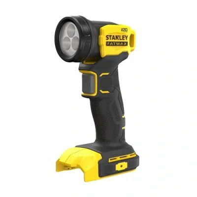 Abbildung von Stanley FATMAX SFMCL020B XJ, Hand Blinklicht, Schwarz, Gelb, Tasten, LED, 3 Lampen, 140 lm