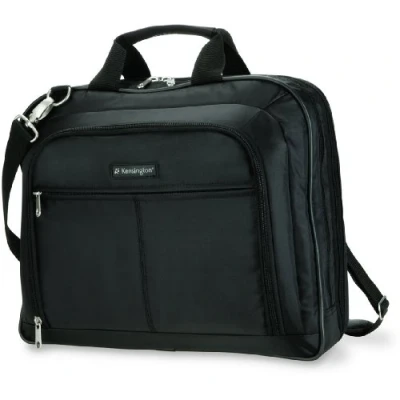 Abbildung von Kensington Laptoptasche 15,6 Zoll Simply Portable SP40 Classic, tragbare Tasche für Laptops und Tablets, Mit Tragegriff Schultergurt Männer Frauen, schwarz, K62563EU