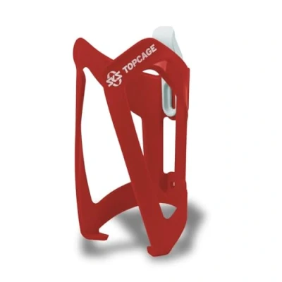 Abbildung von SKS GERMANY TOPCAGE RED Flaschenhalter für Fahrräder (Fahrrad aus hochfestem sowie leichtem Kunststoff, verstellbarer Anschlag, variable Fanghaken sichere Arretierung)
