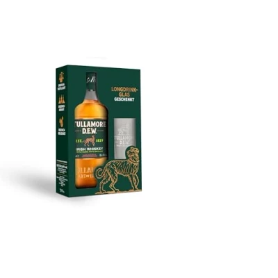Abbildung von Tullamore Dew Irish Whiskey, 70cl limitiertes Geschenkset mit Longdrinkglas