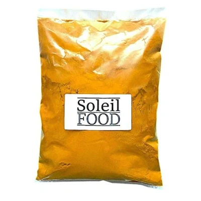 Abbildung von 1kg Kurkuma Pulver Gelbwurz gemahlen GMO frei feinste Qualität Curkuma Soleilfood