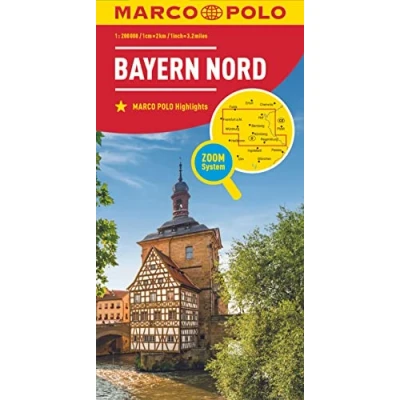 Abbildung von MARCO POLO Regionalkarte Deutschland 12 Bayern Nord 1:200.000: Wegenkaart Schaal 1 : 200.000
