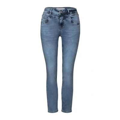 Abbildung von Street One Jeans Slim Fit, Damen, Größe: 34x26, Blau