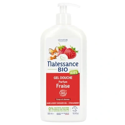Abbildung von Natessance Shampoo Kids Erdbeere, Vanille 500ml