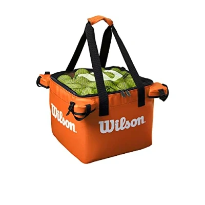 Abbildung von Wilson Tasche für Ballwagen, Tennis Teaching Bag, bis zu 150 Bälle, orange, WRZ541100
