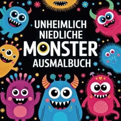 Abbildung von Keine Angst vor Monstern: Unheimlich niedliche Monster Ausmalbuch für Kinder ab 4 Jahren mit 50 wunderschönen Ausmalbildern