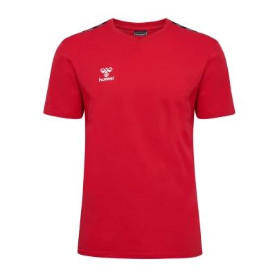 Abbildung von Hummel Authentic Tshirt print, Herren, Größe: XXL, True red