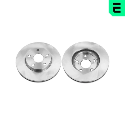 Abbildung von OPTIMAL BS 9226C Bremsscheibe Vorderachse 277 26 5/7 Belüftet beschichtet TOYOTA: Auris Schrägheck, Kombi, Corolla XI Limousine