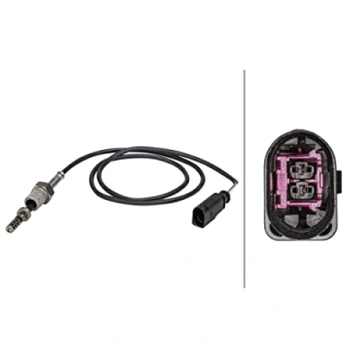 Abbildung von HELLA 6PT 358 181 281 Sensor, Abgastemperatur AUDI: A4 B7 Avant, VOLKSWAGEN: Passat B5 GP Variant, Limousine