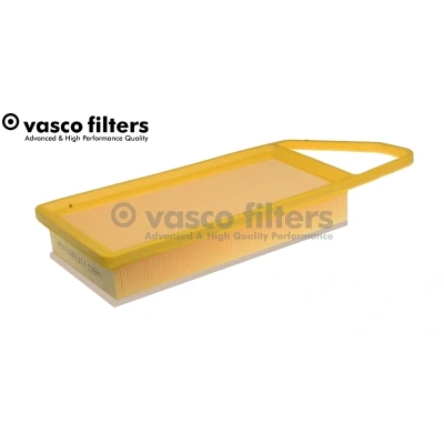 Abbildung von DAVID VASCO A734 Luftfilter 65 140 383 rechteckig Filtereinsatz mit Vorfilter PEUGEOT: 207 Schrägheck, 206 307 FORD: FIESTA 5