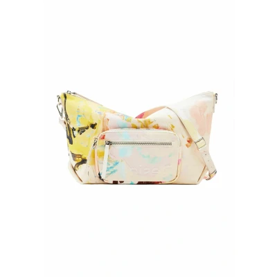 Abbildung von Desigual Large Painting Crossbody Umhängetasche, Damen, Größe: One Size, White