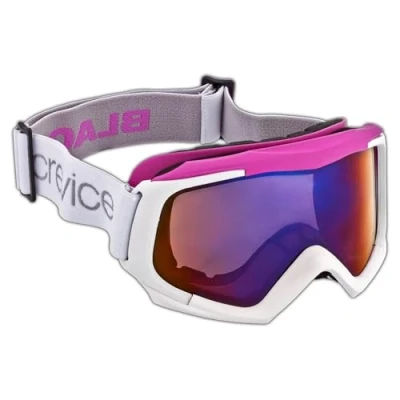 Abbildung von Black Crevice Damen Skibrille mit Doppelscheibe, weiß/pink, BCR043488 1…