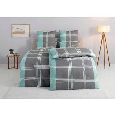 Abbildung von TOM TAILOR HOME Bettwäsche &quot;Ole in Gr. 135x200 oder 155x220 cm&quot;, (2 tlg.), karierte aus Baumwolle, mit Reißverschluss