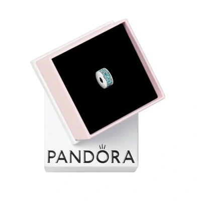 Abbildung von Pandora PAVÉ CLIP Charm, Damen, Größe: One Size, Green