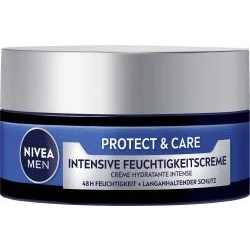 Abbildung von NIVEA MEN Protect &amp; Care Intensive Feuchtigkeitscreme, beruhigende Gesichtspflege für Männer, 48h feuchtigkeitsspendende Gesichtscreme mit Aloe Vera und Pro Vitamin B5 (50 ml)