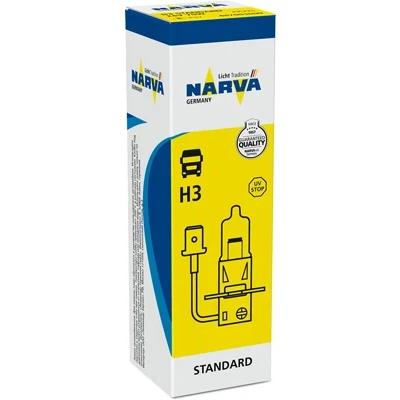 Abbildung von NARVA 487003000 Glühlampe, Fernscheinwerfer H3 24V 70W Halogen MAN: L 2000, M 2000 M, TGX, IVECO: EuroCargo I III, MERCEDES BENZ: LK/LN2