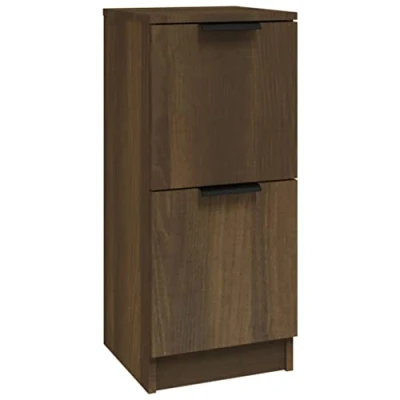 Abbildung von vidaXL Sideboard Kommode Anrichte Schrank Beistellschrank Mehrzweckschrank Standschrank Flurschrank Braun Eichen Optik 30x30x70cm Holzwerkstoff