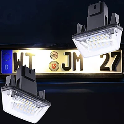 Abbildung von LED Kennzeichenbeleuchtung warmweiß von Recambo passend für DS DS4 Crossback BJ ab 2015&gt;
