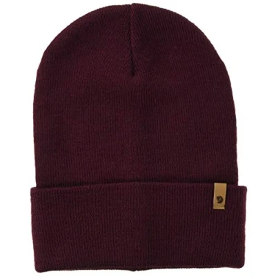 Abbildung von Fjällräven Classic Knit Mütze, Violett (Dark Garnet), Einheitsgröße