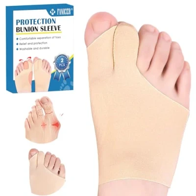 Abbildung von home harbor Hallux Valgus Schutz Bandage, Schiene Korrekturbandage,Zehenspreizer mit Silikonpads für Männer und Frauen