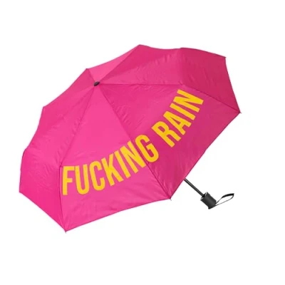 Abbildung von Fucking Rain Regenschirm Rosa